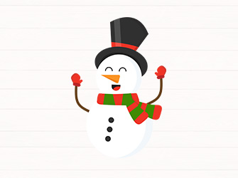 cute snowman svg