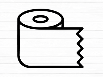 toilet paper roll svg